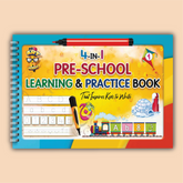4 in 1 Pre School Learning & Practice Book